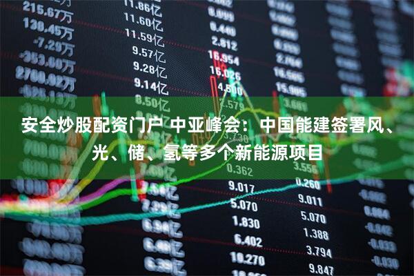 安全炒股配资门户 中亚峰会：中国能建签署风、光、储、氢等多个新能源项目